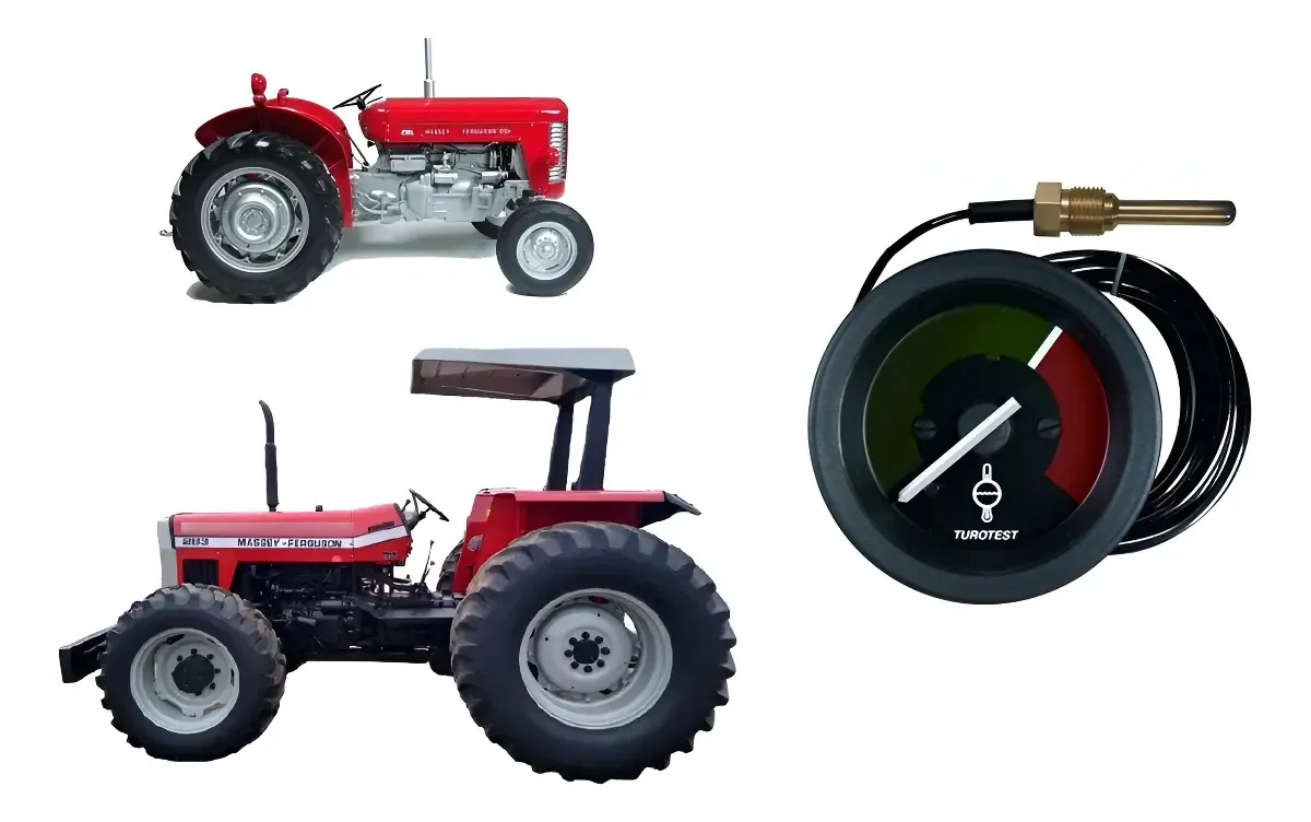Termômetro Analógico Turotest 165cm Para Trator Massey Ferguson