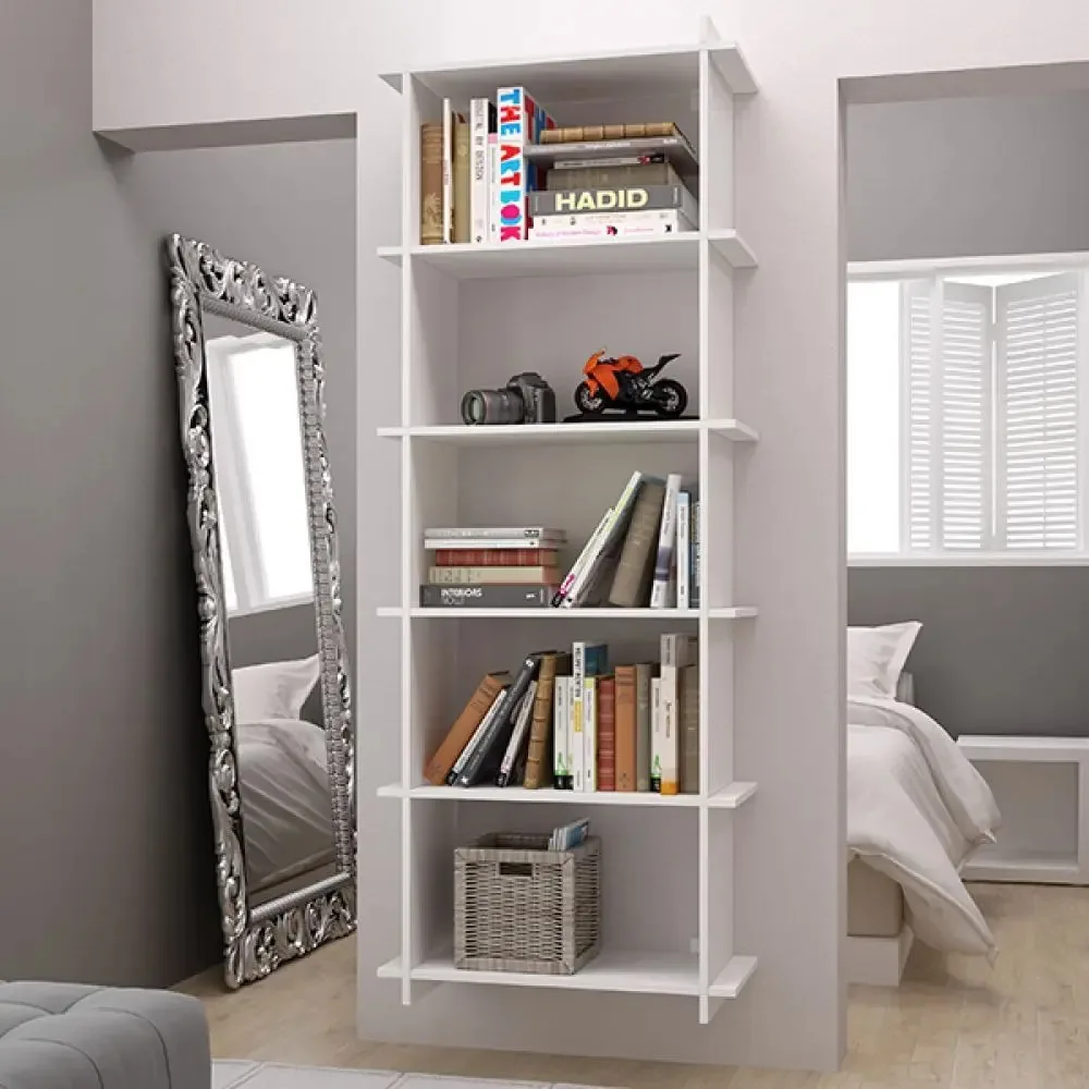 Estante Para Livros Encaixe Bx 02 Branco - Brv Móveis