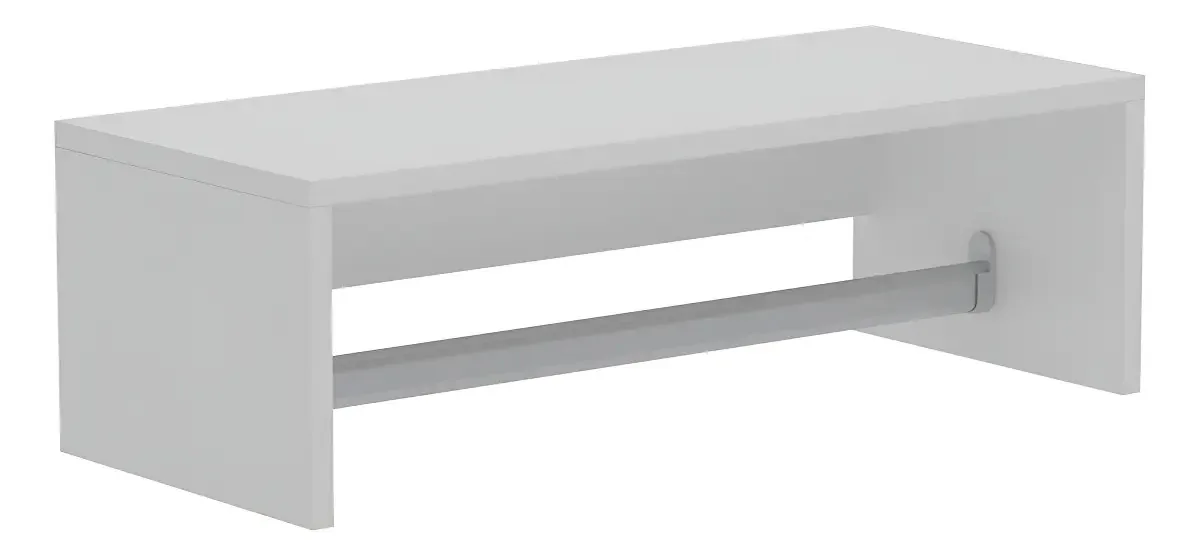 Aéreo Cabideiro Branco Mdp 15mm - Brv Móveis
