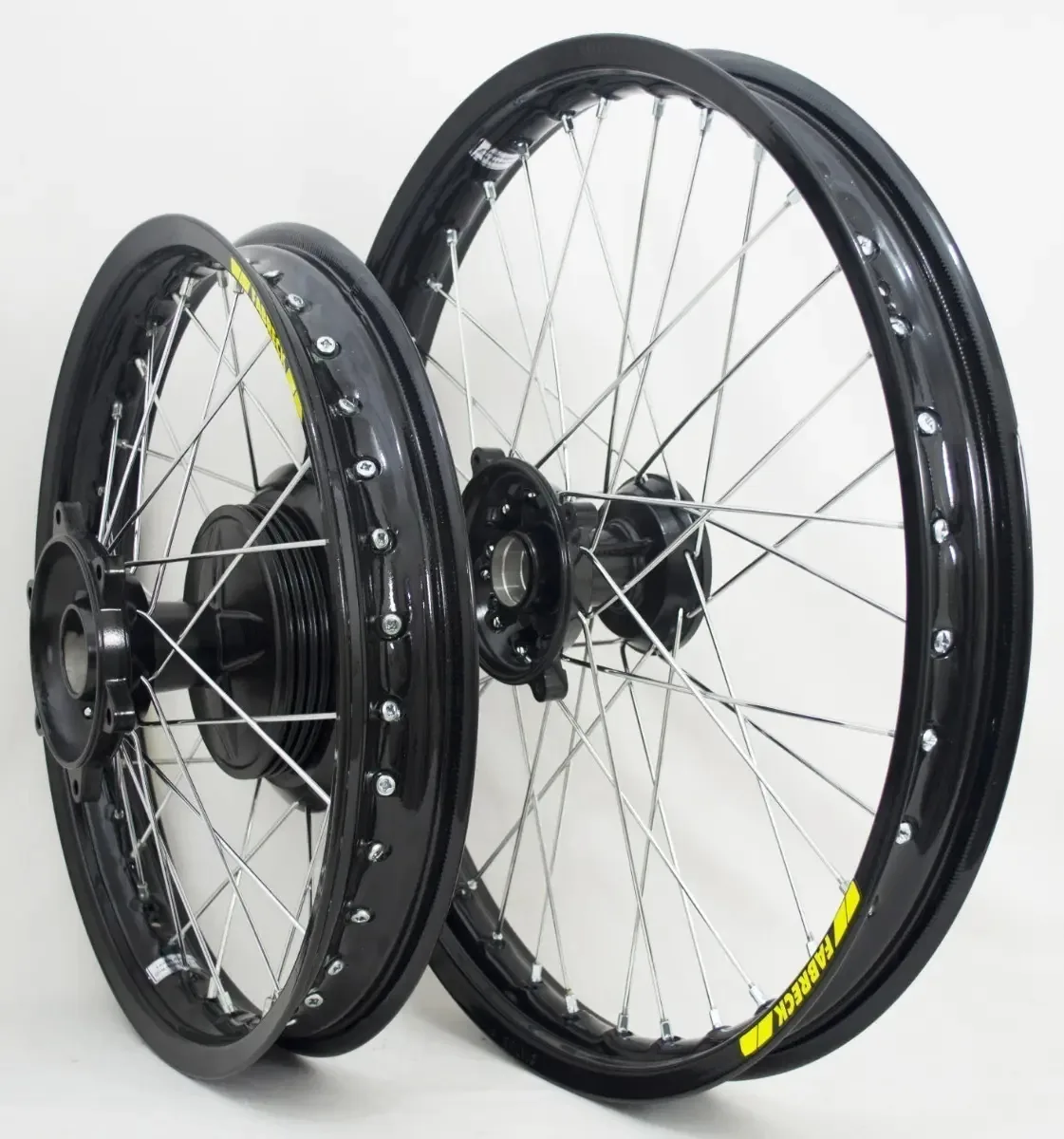 Par Rodas Preto Xr 250 Tornado Aro Alumínio Raio Ddl