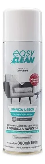 Espuma De Limpeza A Seco Easy Clean Original - 300ml