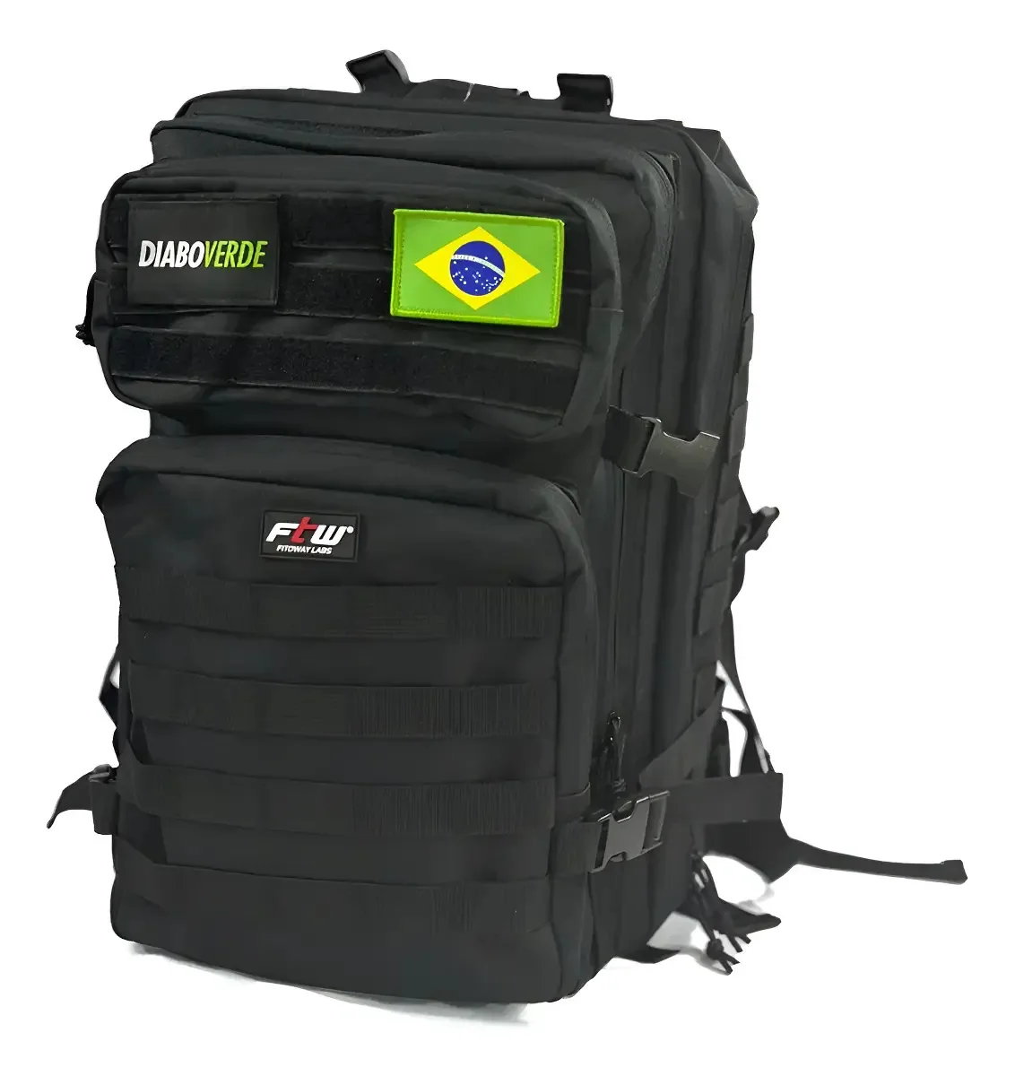 Mochila Tática Preta - Ftw Preto