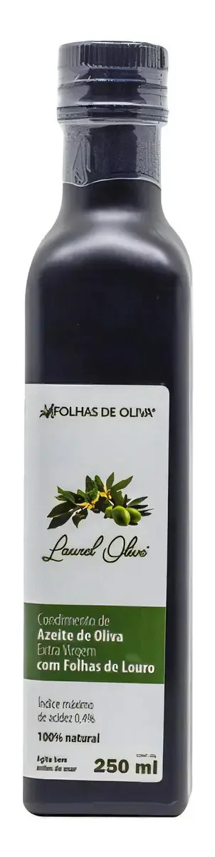 Azeite De Oliva E. V. Com Folhas De Louro-laurel Olive