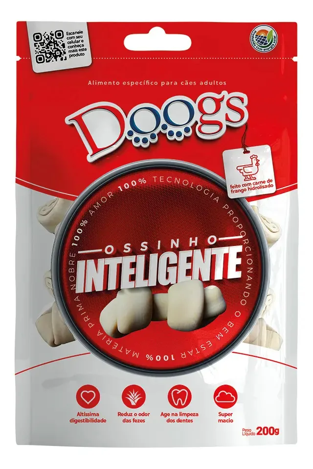 Osso Inteligente Pequeno Doogs 200g