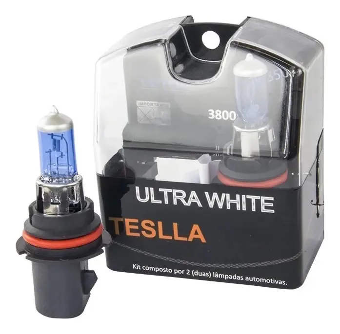 Kit Com 2 Lâmpadas Halógenas Hb5 - Ultra White