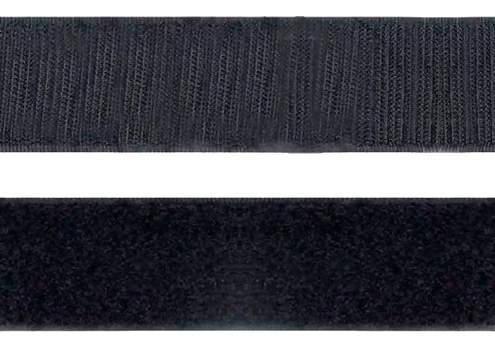 Fecho De Contato Luli 16mm Rolo Com 25 Metros Bege Un Cor Preto