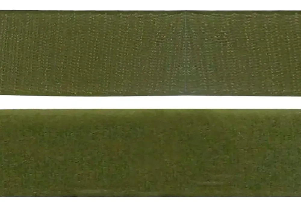 Fecho De Contato Luli 16mm Rolo Com 25 Metros Cor Verde Militar