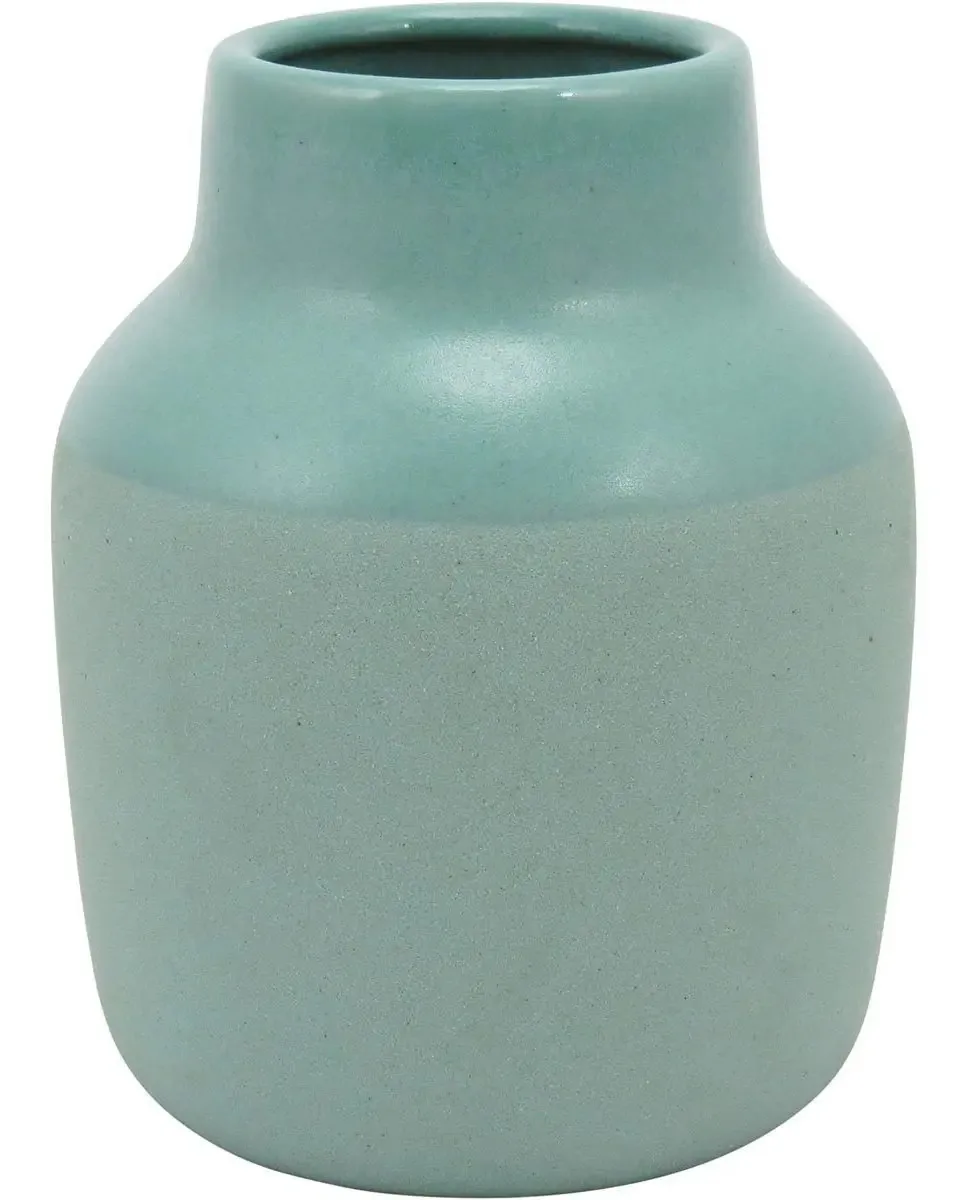 Brac Vaso Decorativo 19x15x15cm Cerâmica Azul