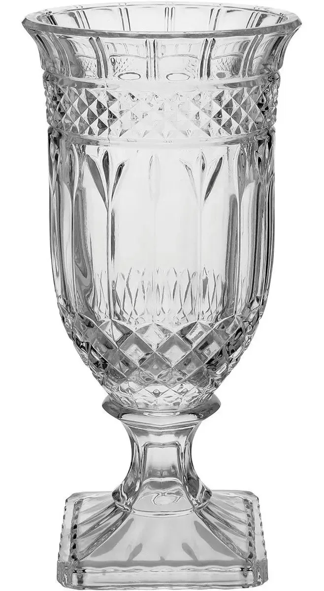 Brandon Vaso Decorativo 33x16x16cm Cristal Eco Transparente