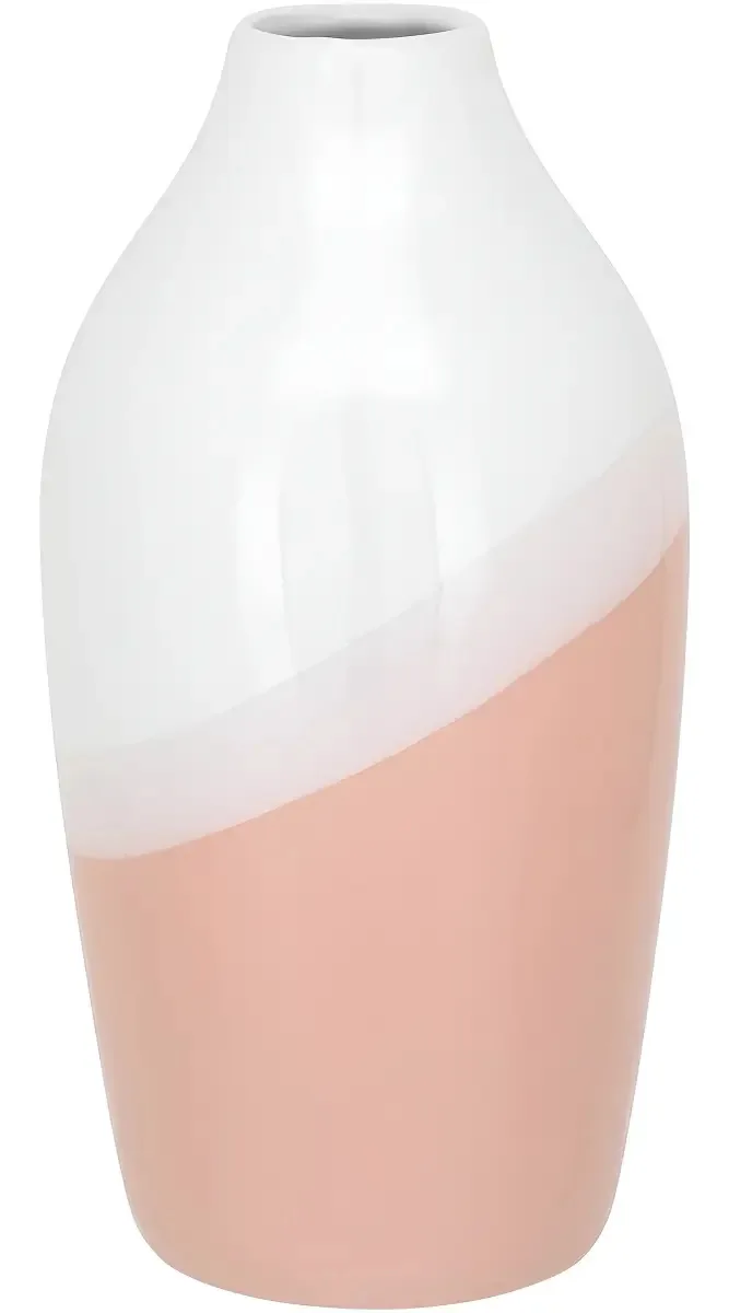 Daintree Vaso Decorativo 22x11x11cm Cerâmica Rosa