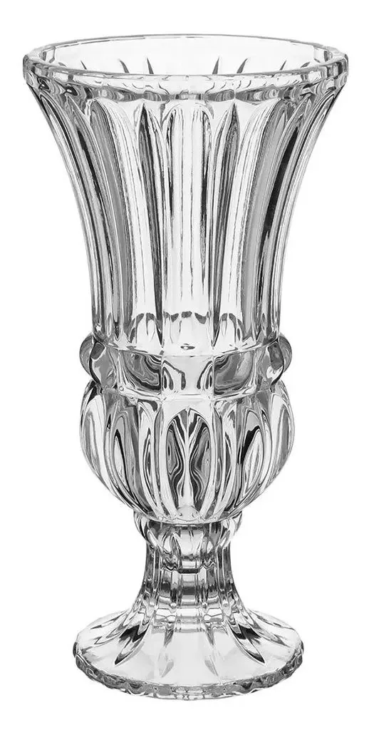 Aletta Vaso Decorativo 30x15x15cm Cristal Eco Transparente