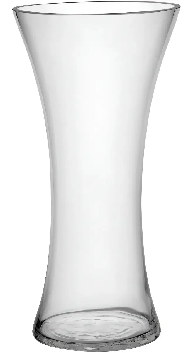 Vaso Vidro Transparente Charlise 30X15X15Cm