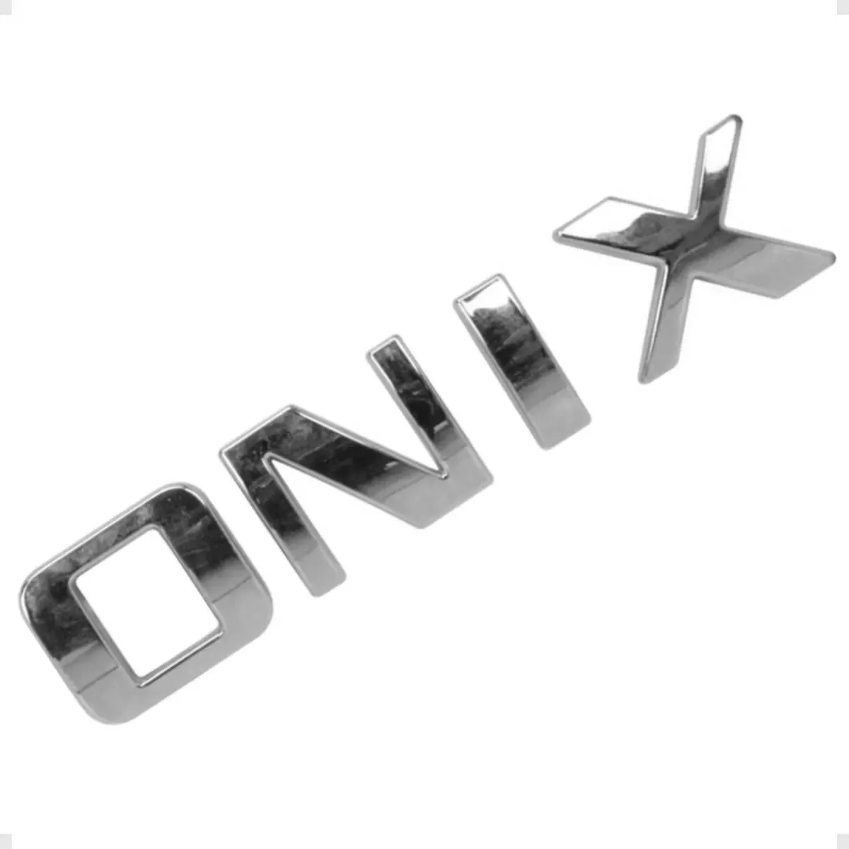 Emblema Letreiro Onix Cromado