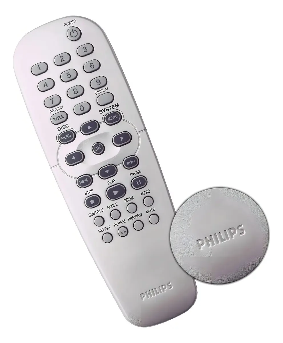 Control Remoto Para Reprodutores De Video Philips Dvp3005/bk - Prateado
