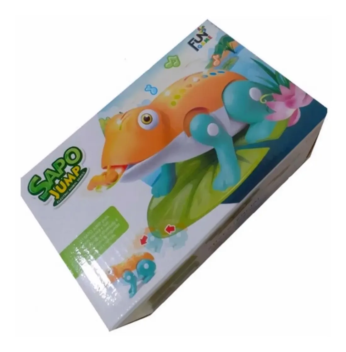Sapo Jump À Pilha Com Luz Som E Movimento