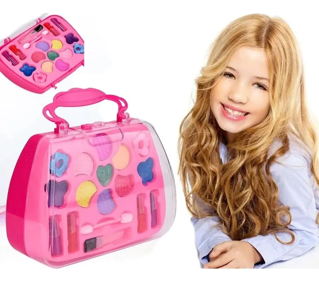 Estojo De Maquiagem Sombra Infantil Bolsa Little Beauty