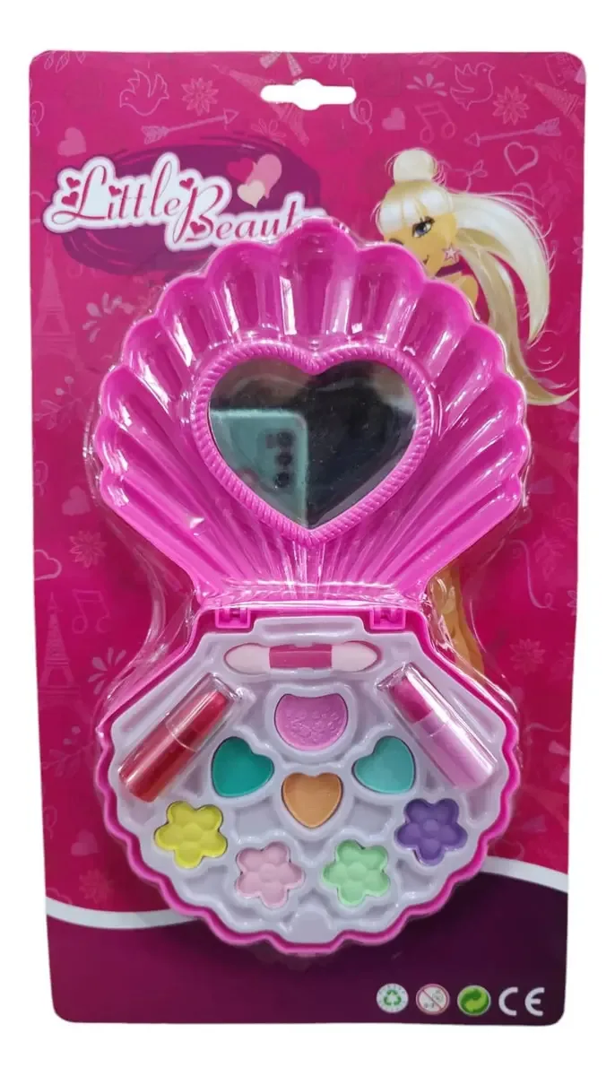 Kit De Maquiagem Little Beauty Maquiagem Infanto/juvenil Por Bonecas - 1 Unidades