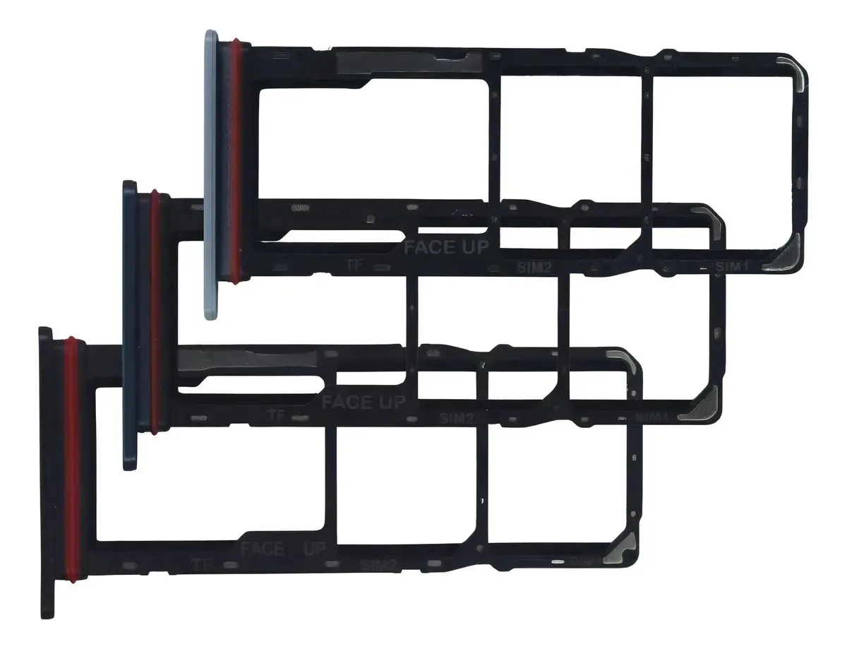 Gaveta Chip Bandeja Slot Sim Card Compatível Moto G22 Xt2231 Cor Preto