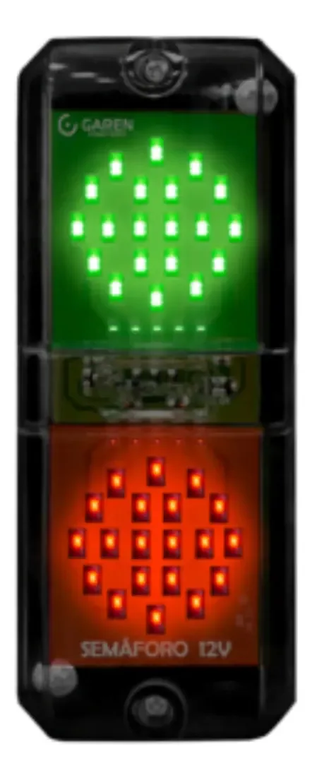 Sinaleira Audiovisual 12v Controle De Acesso Veicular Garen A01506-g