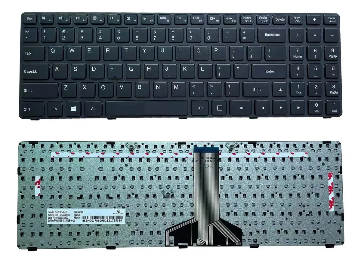 Teclados Para Notebooks E Netbooks Keyboard Cor Preto Inglês Us