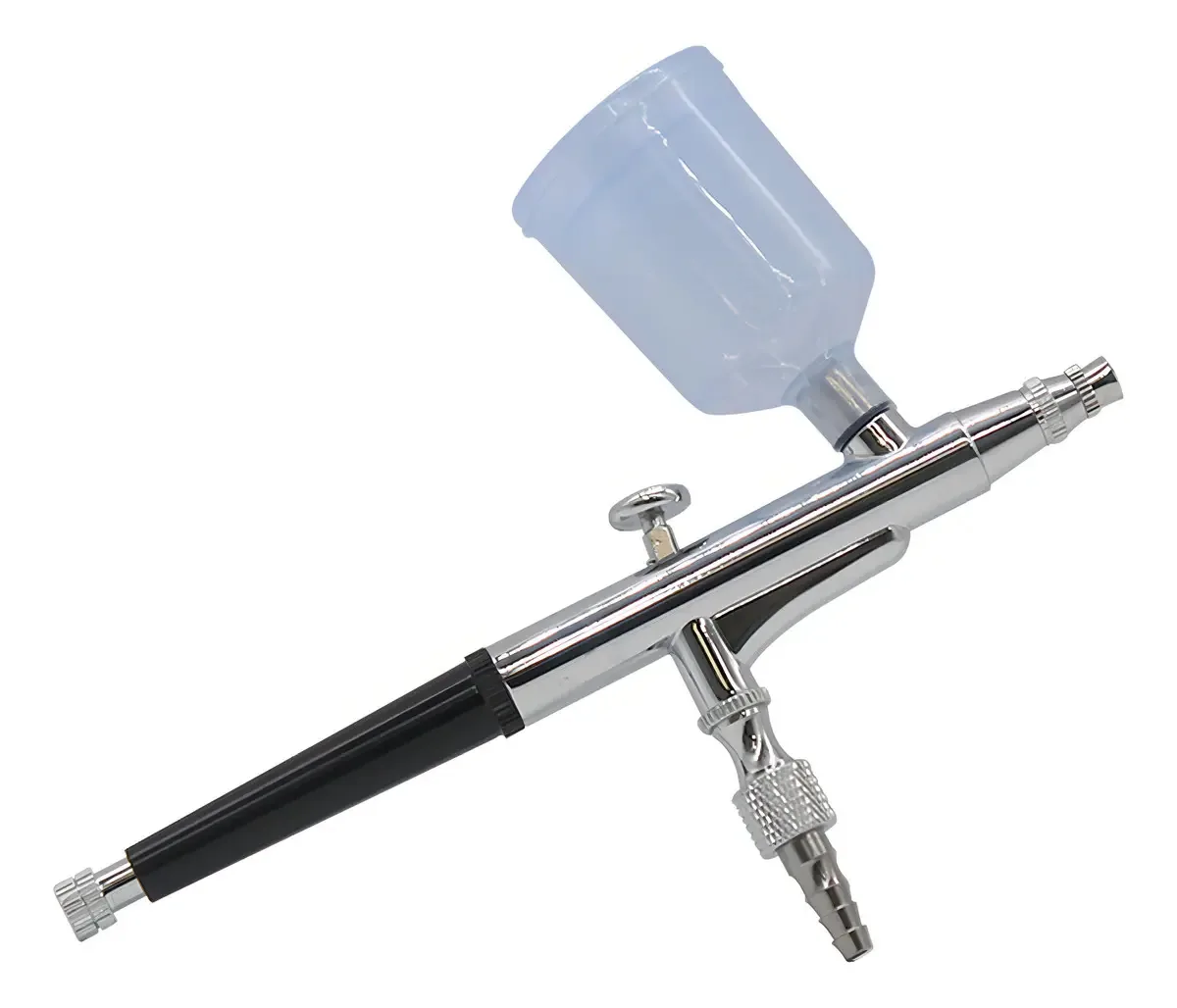 Caneta Aerografo Profissional 0.3mm Metalico 2 Cubas