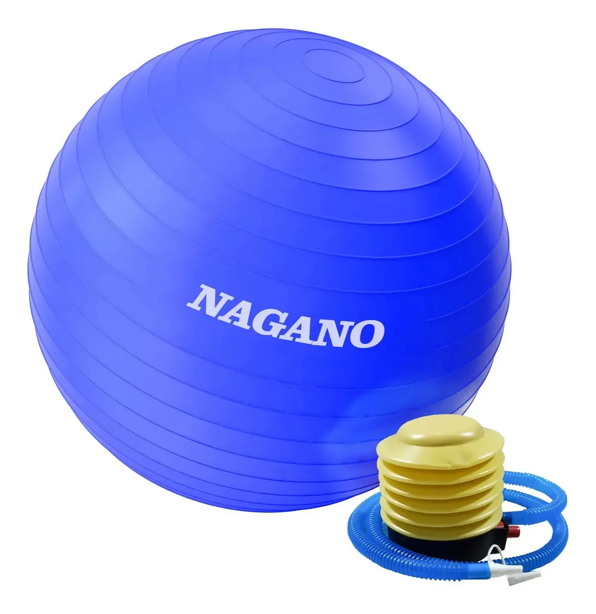 Bola Pilates Suíça 55cm Yoga Abdominais 200kg Bomba Inflável