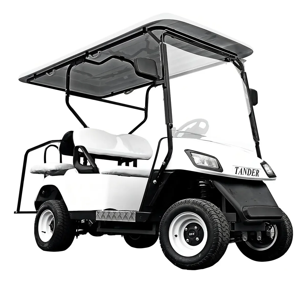 Carrinho De Golfe Transporte 4 Lugares Elétrico Eficiente