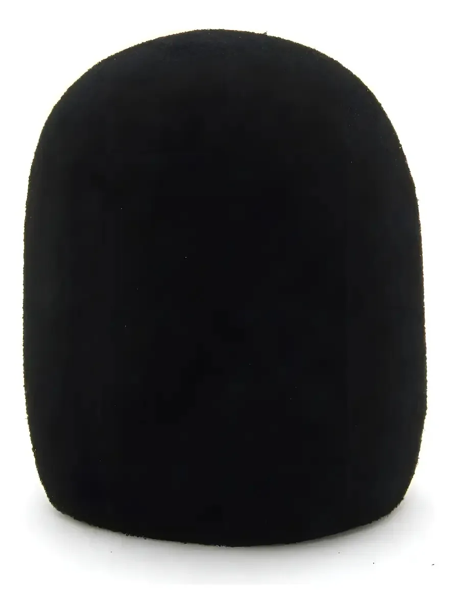 Espuma Protetora Para Microfone Sm58 Preta - Unidade