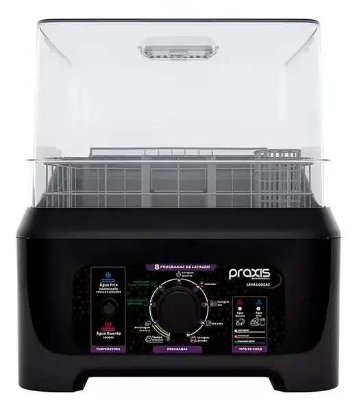 Lava Louças Praxis Portátil Llpp Semi-automática Preto