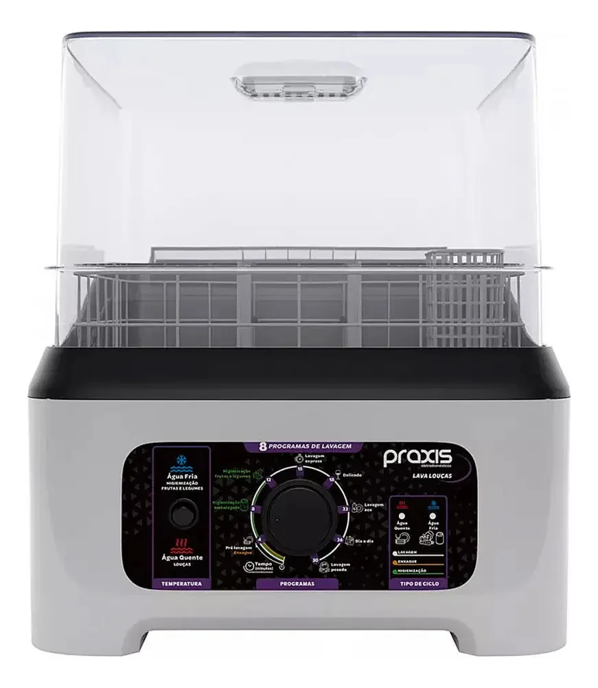 Lava Louças Praxis Portátil LLPP Semi-Automática Branca