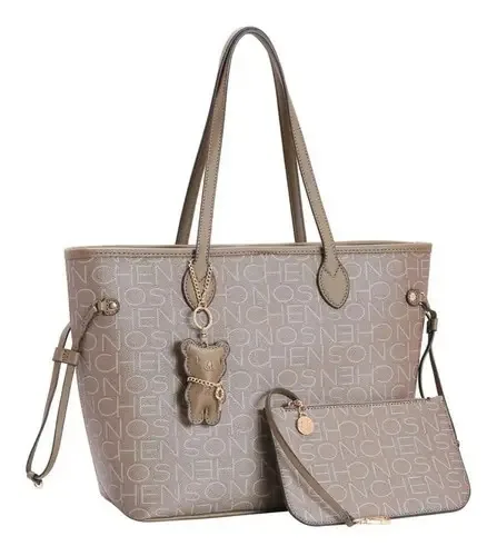 Bolsa Feminina Basic Monograma Ombro Bolsa De Ombro Chenson