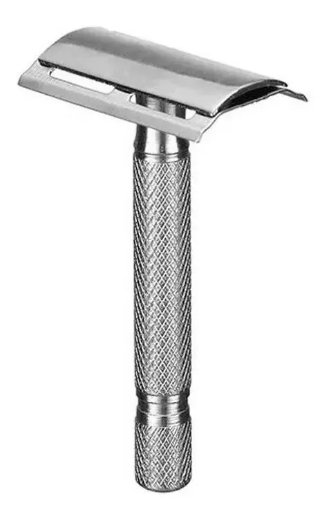 Aparelho Barbeador Manual Retrô Antigo Metal Barbear