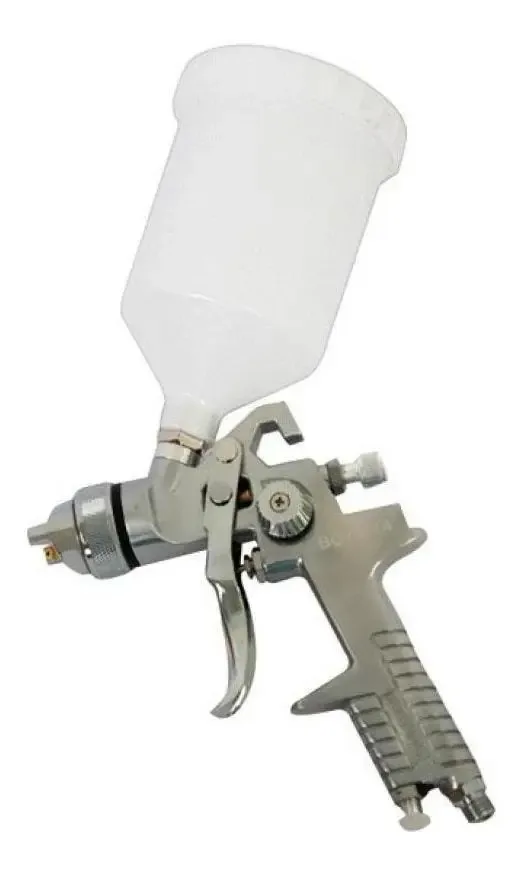Pistola Pintura Gravidade Alta Pressão 600 Ml Profissional