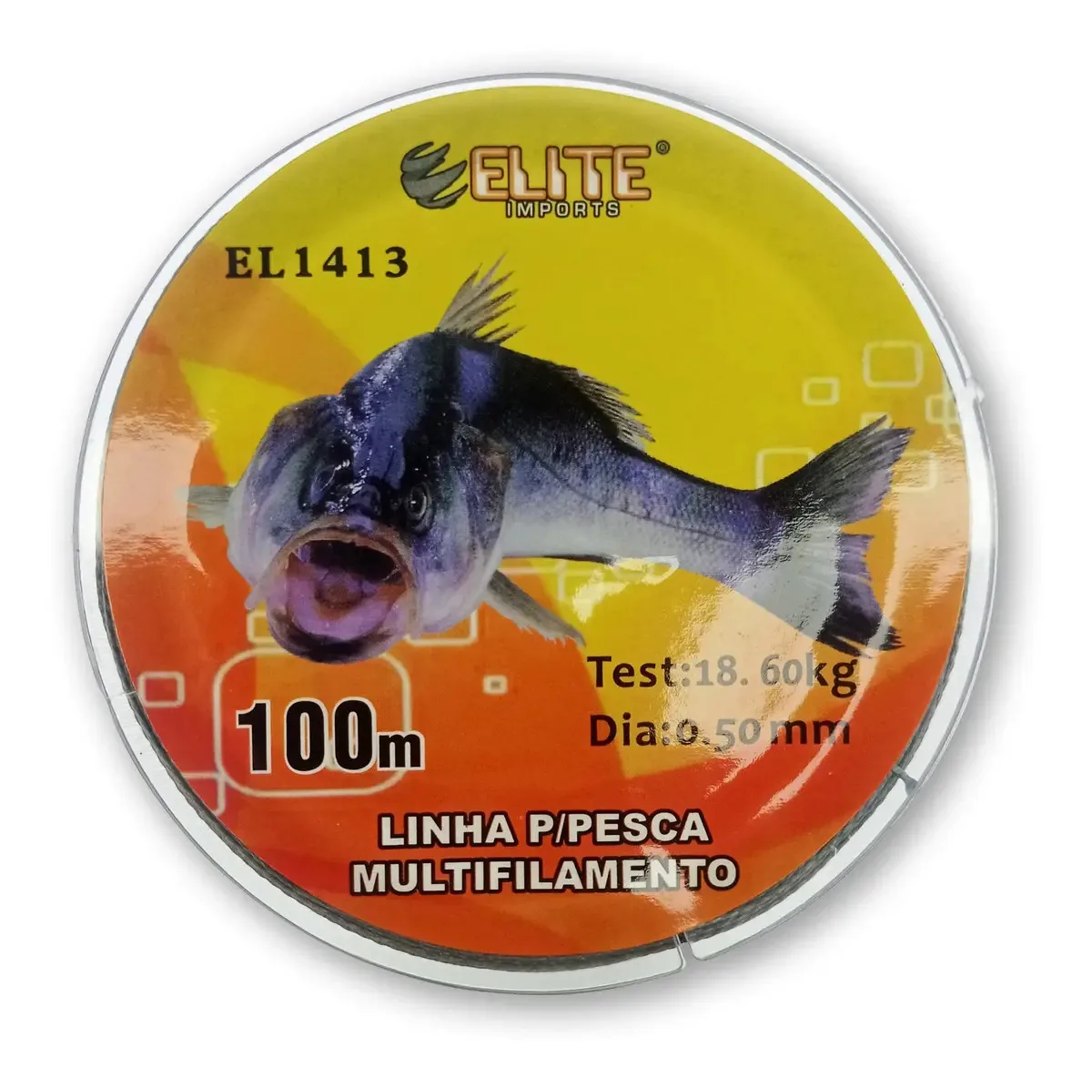 Linha De Pesca Multifilamento 50mm 100m 18.6kg