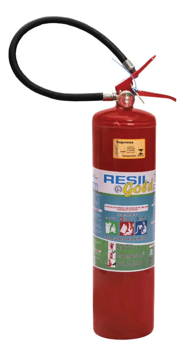 Extintor Resil Abc 6kg Linha Gold 5 Anos Comércio/indústria