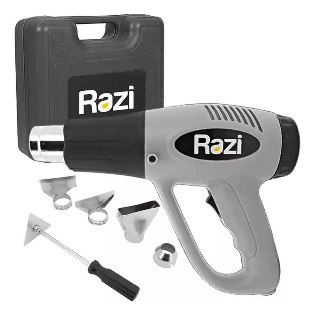 Soprador Térmico 1500w Com Acessórios Razi Rz-sk1500 Cinza