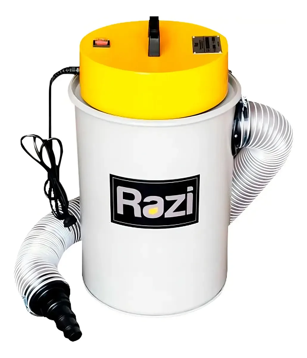 Coletor De Pó Máquina De Bancada 1100w 45l Rz-c100 Razi 220v