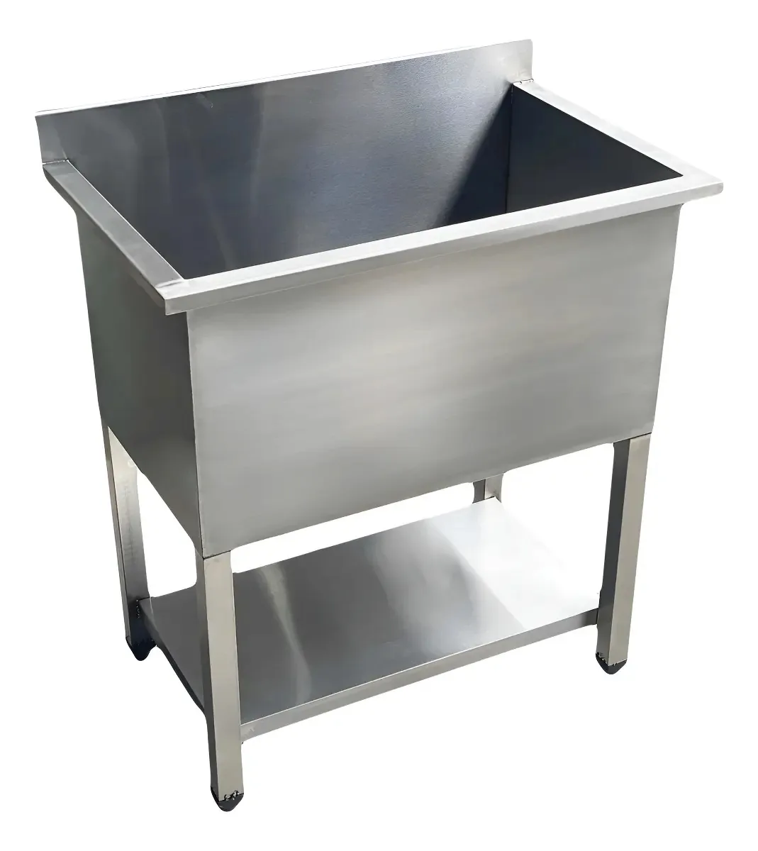 Pia Tanque 800x500x880mm Aço Inox
