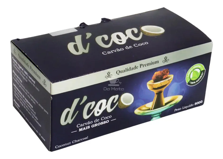 Carvão D'coco 500g