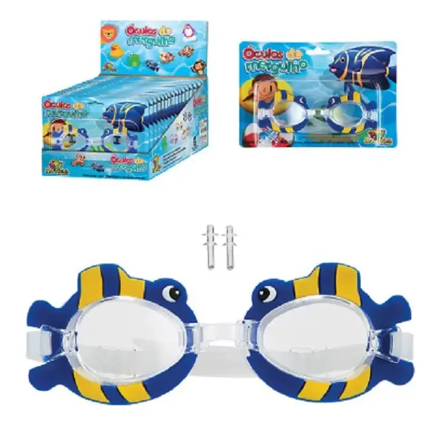 Oculos Mergulho Peixe Azul