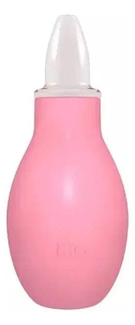 Aspirador Nasal Art Baby Rosa Sucção Livre BPA Bebês 0+ Meses
