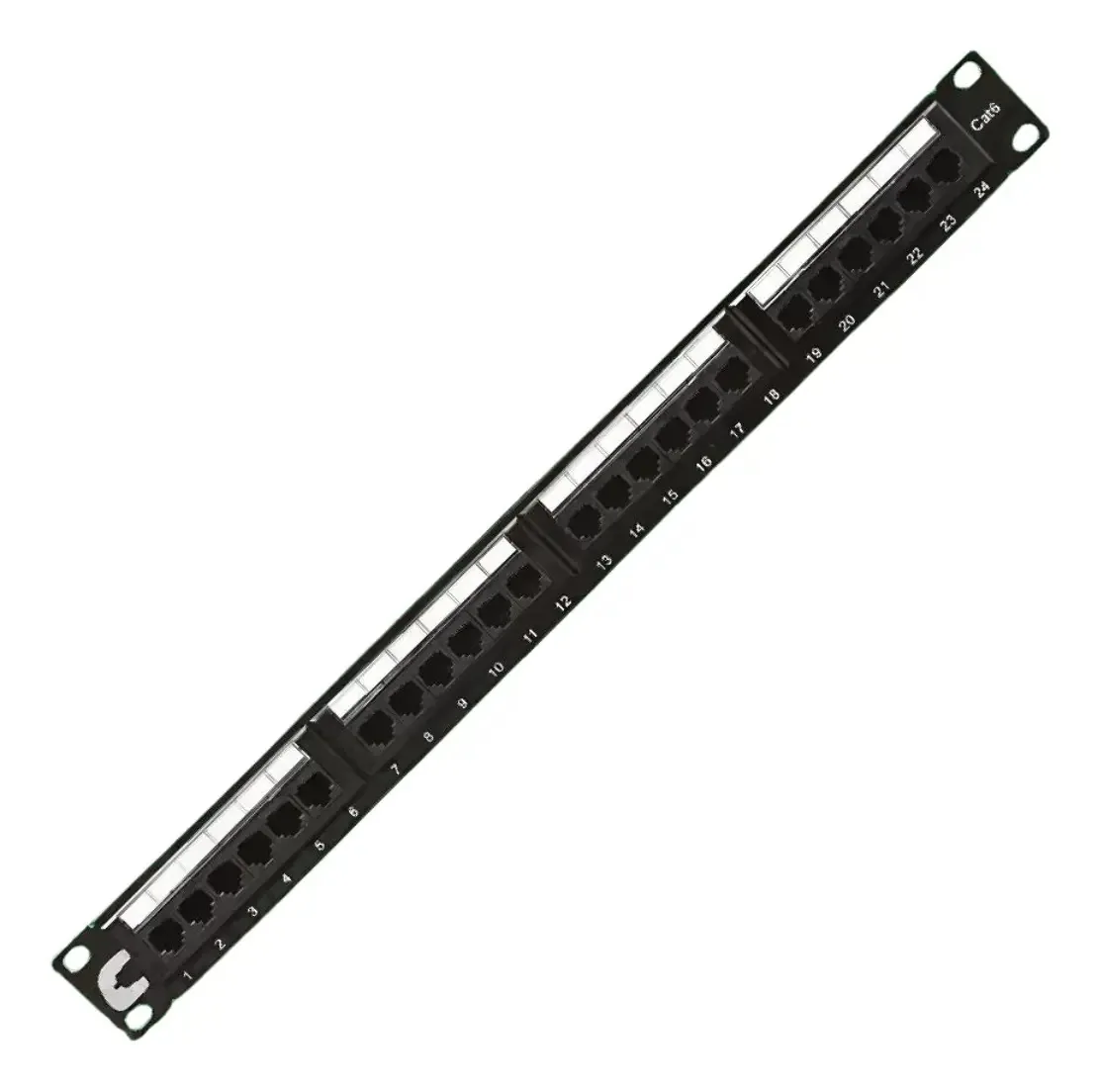 Condutti Patch Panel De 24 Portas Utp Cat6 Com Guia Traseiro