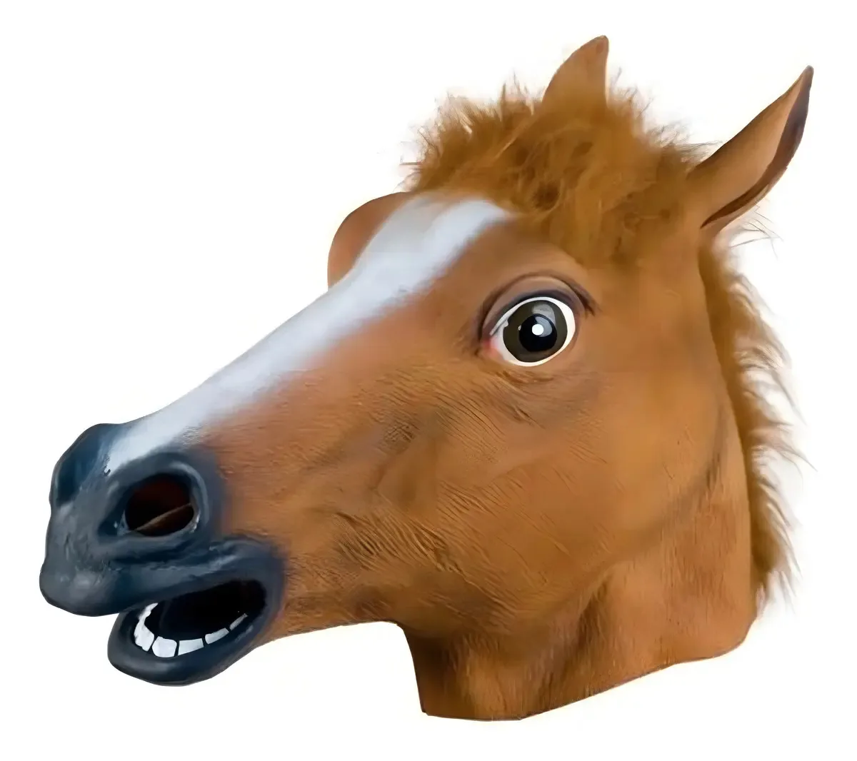 Máscara de Cavalo Realista YDH Látex Para Festas e Fantasias