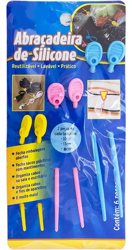 Fecha Tudo Silicone - 06 Pcs - K.za