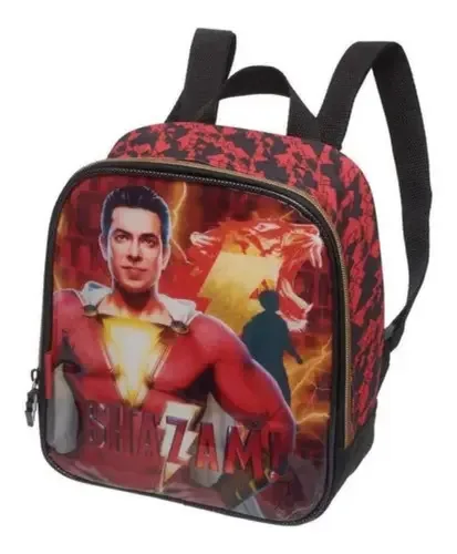 Merendeira Lancheira Escolar Infantil Shazam
