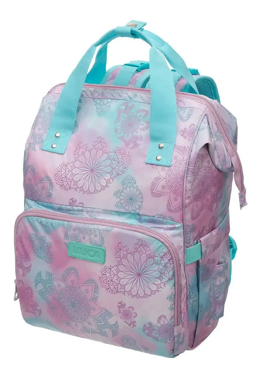 Mochila Maternidade Mandala Lilica Ripilica Cor Lilás
