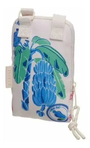 Bolsa Farm Arpoador Estampada Suco De Fruta Cor Branco