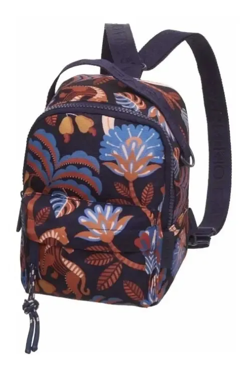 Mochila Farm Borogodó estampa Selva Gráfica