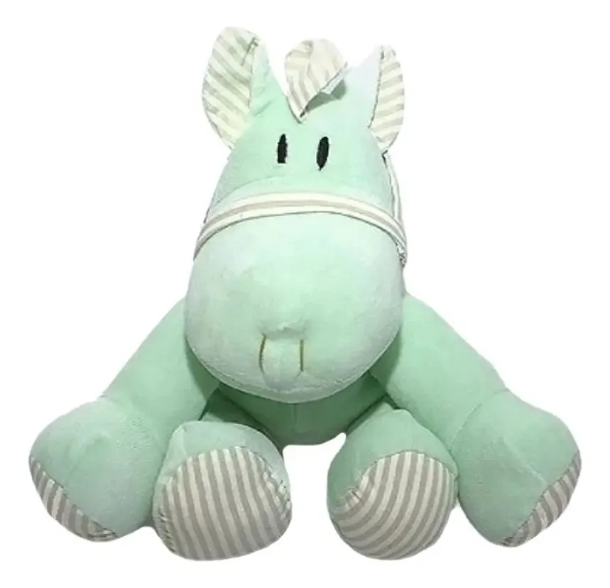 Bichinho De Pelúcia Baby Poney Verde Zip Toys