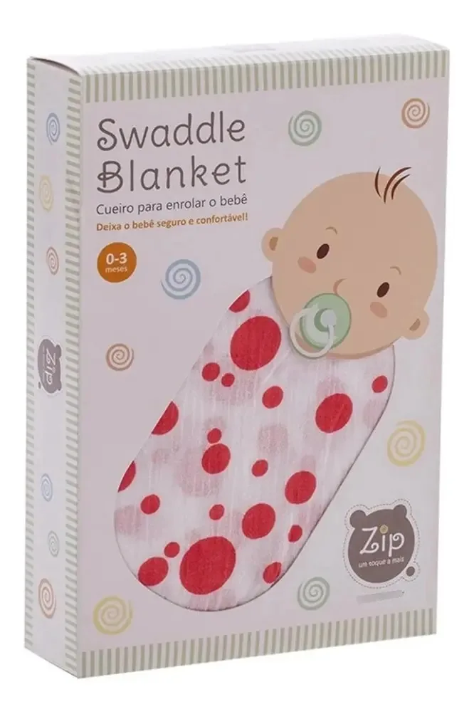 Swaddle Blanket Bolas Zip